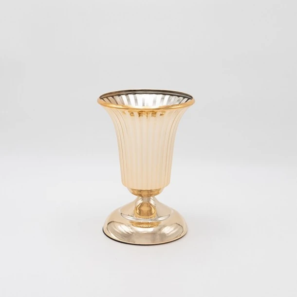 Βάζο Μεταλλικό Χρυσό 14,5x21εκ. ESTHETI 819-00245