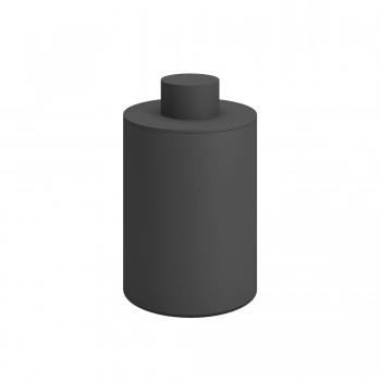 Δοχείο Αποθήκευσης Με Καπάκι Ανοξείδωτο Matt Anthracite Pam & Co Φ8x15εκ. 94-113