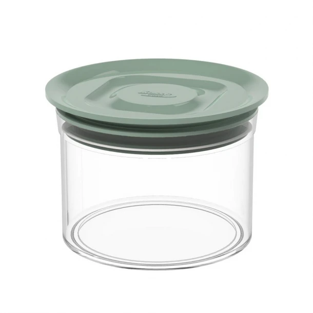 Βάζο Αποθήκευσης Πλαστικό 550ml-Φ12,4x9εκ. Pin Up L050-18 Green Biesse Max Home EP0P050018