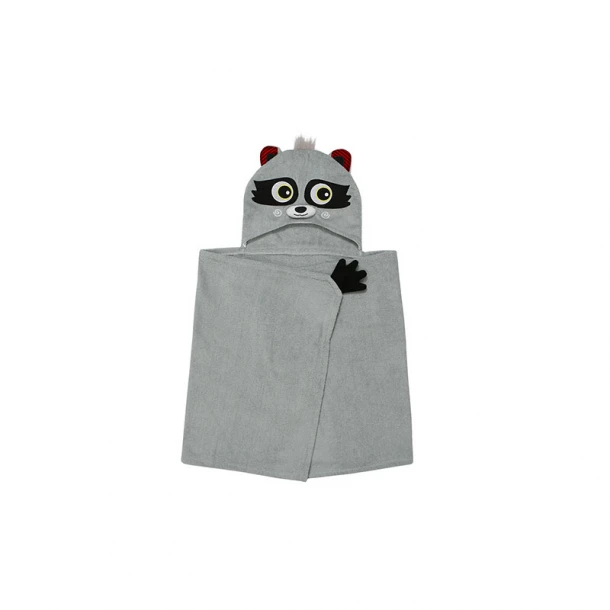 Κάπα Βαμβακερή 127x55εκ. Rocco The Racoon Zoocchini ZOO11119