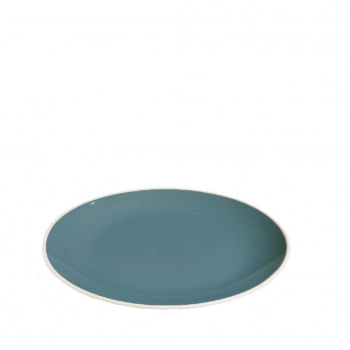 Πιάτο Φρούτου Stoneware Oslo Grey-Blue ESPIEL 20,5x2,5εκ. ATA166K6