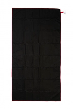 Πετσέτα Θαλάσσης Quick Dry Polyester/Polyamide 80x160εκ. Black-Bordeaux DimCol