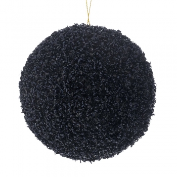 Μπάλα Polyfoam Μαύρη Glitter 12εκ. iliadis 83527