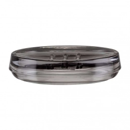 Σαπουνοθήκη Γυάλινη 13,8x9,9x3,1εκ. Mood Grey Sealskin 800051