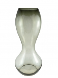 Βάζο Χειροποίητο Φυσητό Γυαλί Γκρι 23x30εκ. Zen Collection 25.43.52118