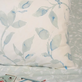 Ζεύγος Μαξιλαροθήκες Βαμβακερές 50x70εκ. Pearl Blue Ultra Line Melinen 20005842