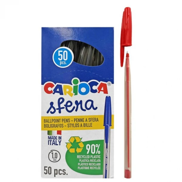 Στυλό Sfera Red Ballpoint Carioca 60-798
