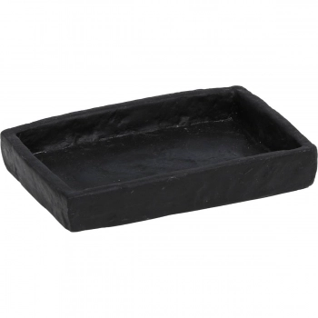 Σαπουνοθήκη Polyresin Μαύρη 8,5x12x2εκ. MRShome DS-8889L03
