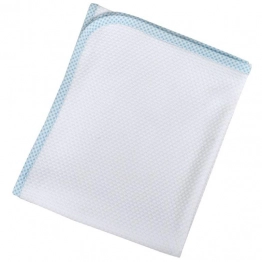 Πάνα Πικέ Βαμβακερή Bebe 80x80εκ. White-Ciel
