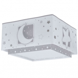 Φωτιστικό Οροφής Πλαφονιέρα Moonlight Grey 30x16,5εκ. ANGO 63236Ε