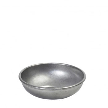 Μπωλάκι Σερβιρίσματος Ανοξείδωτο 18/10 Ασημί Snow ESPIEL 7,7x7,7x2,3εκ. FEV124