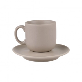 Φλυτζάνι Καφέ Σετ 6τμχ 100ml Cozy Beige Oriana Ferelli PR0NG1310