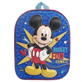 Τσάντα Πλάτης Νηπίου 3D Mickey 31εκ. Disney 50-2828