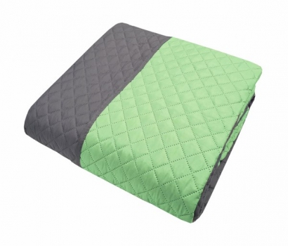 Κουβερλί Microfiber Ultrasonic King 240x260εκ. Γκρι-Πράσινο