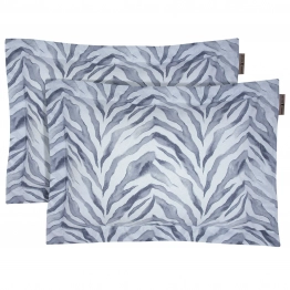 Ζεύγος Μαξιλαροθήκες Oxford Βαμβακερές 50x70+5εκ. Loft 2394 Grey Greenwich Polo Club