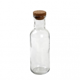 Μπουκάλι Γυάλινο Φιμέ Με Φελλό ESPIEL 1000ml-8,7x27,8εκ. DOP109K12