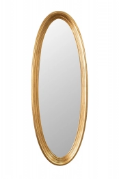 Καθρέπτης Polyester Οβάλ Χρυσός 40x110εκ. Zen Collection 26.13.52897