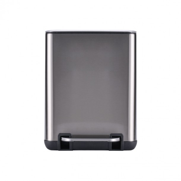 Καλάθι Απορριμμάτων 6lt Soft Close Ανοξείδωτο Inox Cubic Estia 24,1x21,3x31,6εκ. 02-20934