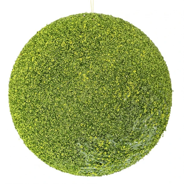 Χριστουγεννιάτικη Μπάλα Polyfoam Glitter Λαχανί 25εκ. iliadis 83558