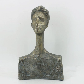 Διακοσμητικό Γλυπτό Polyresin Άνθρωπος Γκρι 19x10x30εκ. ESTHETI 752-27208