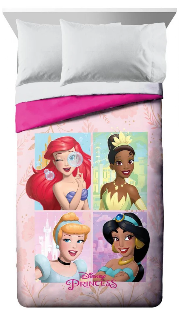 Πάπλωμα Microfiber Μονό 160x240εκ. Disney Home Princess 46 Coral DimCol