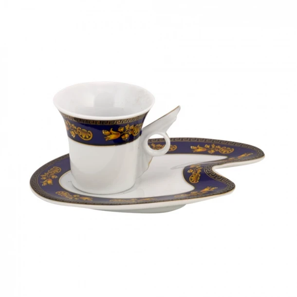 Σετ 6τμχ Φλυτζάνια Καφέ Πορσελάνης WM Collection 75ml N685/6/A