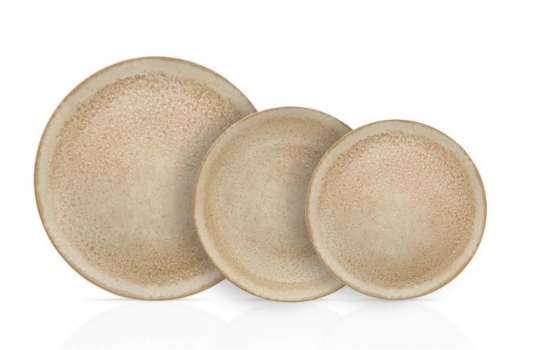 Σερβίτσιο Φαγητού Σετ 20τμχ In-glaze Stoneware Mars Beige-Brown CRYSPO TRIO 25.097.40