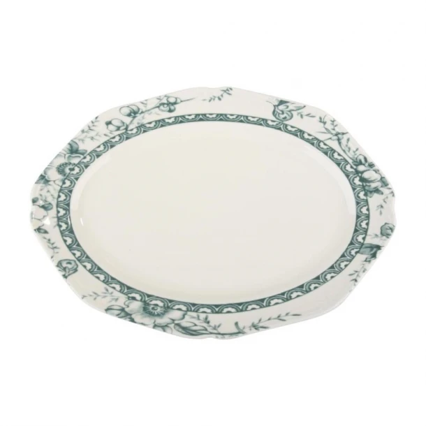 Ραβιέρα Οβάλ Πορσελάνης 25εκ. Tiffany Green Oriana Ferelli PR24324G12