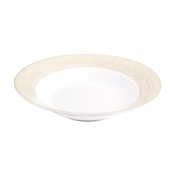 Πιάτο Βαθύ Πορσελάνης Elegancy Beige 23εκ. Oriana Ferelli NW24010012