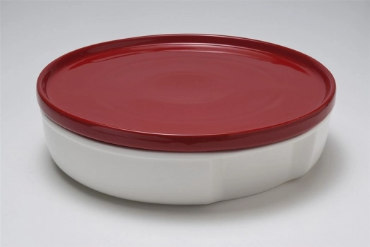 Πυρίμαχο Στρογγυλό Με Καπάκι ESPIEL 30x30x8εκ. BEN7001