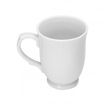 Κούπα Πορσελάνης Ανάγλυφη White Athenee Estia 340ml 07-13523