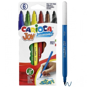 Μαρκαδόροι Σετ 6τμχ 2,6mm Joy Carioca 60-5