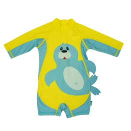 Ολόσωμο Μαγιό Surf Suit 6-12μηνών UPF50 Seal Zoocchini ZOO12415