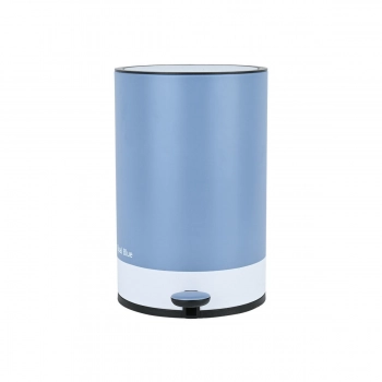 Καλάθι Απορριμάτων 6lt-20,5x31εκ. Μεταλλικό Soft Close Opal Blue Estia Tone Lab 02-39899