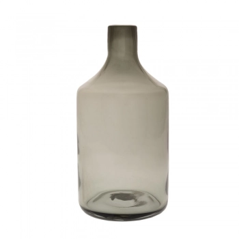Βάζο Γυάλινο Γκρι 14x27εκ. iliadis 85002
