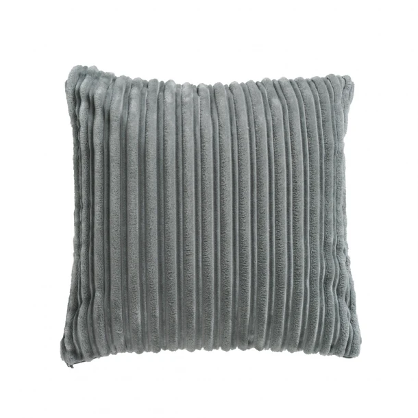 Διακοσμητικό Μαξιλάρι Fleece 40x40εκ. Throws 1179 Γκρι Das Home