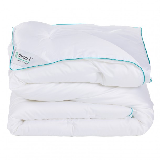 Πάπλωμα Tencel King Size 240x260εκ. Comfort 1429 Λευκό Das Home