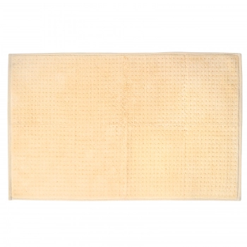 Ταπέτο Μπάνιου Αντιολησθητικό Βαμβακερό 50x80εκ. Bathmats 0759 Κρεμ Das Home