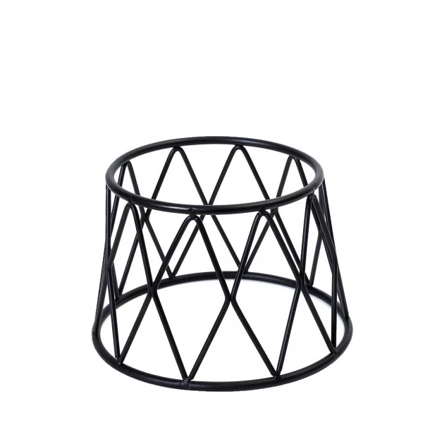 Βάση Στρογγυλή Μεταλλική Μαύρη 15-10x10εκ. ESPIEL HOT1507