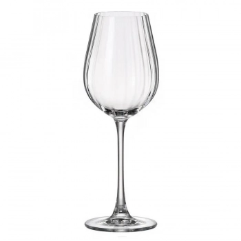 Ποτήρι Κρασιού Κρυστάλλινο Columba Optic Crystal Bohemia 400ml CTB1SI81400