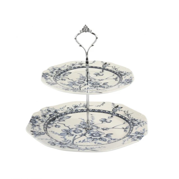 Ορντερβιέρα 2 Όροφη Πορσελάνης 27εκ.-20εκ. Tiffany Blue Oriana Ferelli PR24324B11