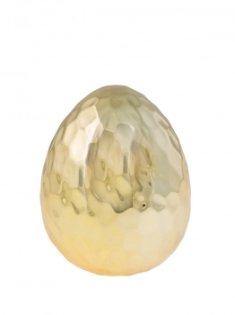 Πασχαλινό Διακοσμητικό Αυγό Κεραμικό Χρυσό 10,5x10,5x12,5εκ. Zen Collection 24.20.49760