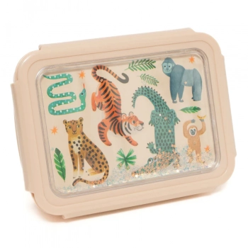Lunchbox Tritan-Πλαστικό Upside Down Animals 19x14,5x7εκ. Petit Monkey PTM-LB54