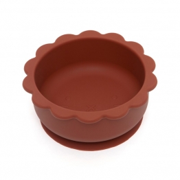 Μπωλ Σιλικόνης Με Βεντούζα Lion Baked Clay 12x11x5εκ. Petit Monkey  PTM-SB4