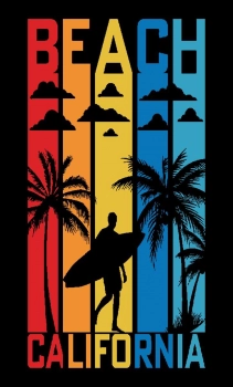 Πετσέτα Θαλάσσης 2 Όψεων Βαμβακερή Βελουτέ 87x165εκ. Ζακάρ 241 DimCol