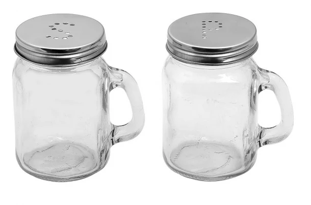 Σετ 2τμχ Αλατοπίπερο ESPIEL 7,5x5,5x8,5εκ. INT8506