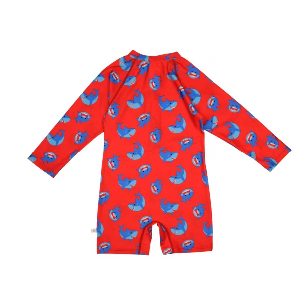 Ολόσωμο Μαγιό Surf Suit 6-12μηνών UPF50 Shark New Zoocchini ZOO12419