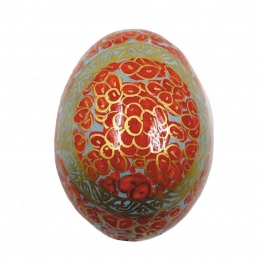 Διακοσμητικό Αυγό Χειροποίητο Ξύλινο Γαλάζιο Royal Art 7εκ. POW7/01