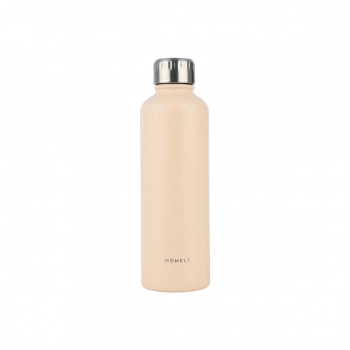 Θερμός-Μπουκάλι Ανοξείδωτο Flask Homely Sandstone 500ml-7x7x23εκ. Estia 01-32579