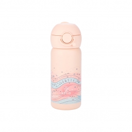 Θερμός Παιδικό Ανοξείδωτο Με Καλαμάκι Whimsy Wonders 350ml-7x7x18εκ. Save The Aegean Estia 01-23492